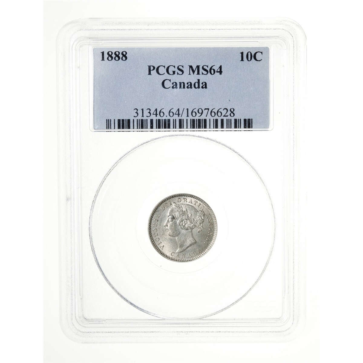 10 cent 1888  PCGS MS-64