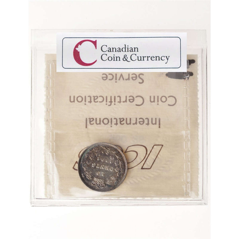 10 cent 1901  ICCS AU-55