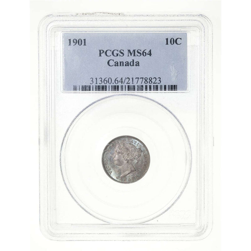 10 cent 1901  PCGS MS-64