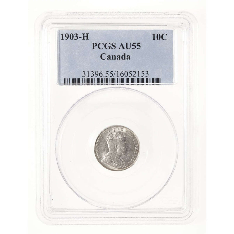 10 cent 1903H  PCGS AU-55