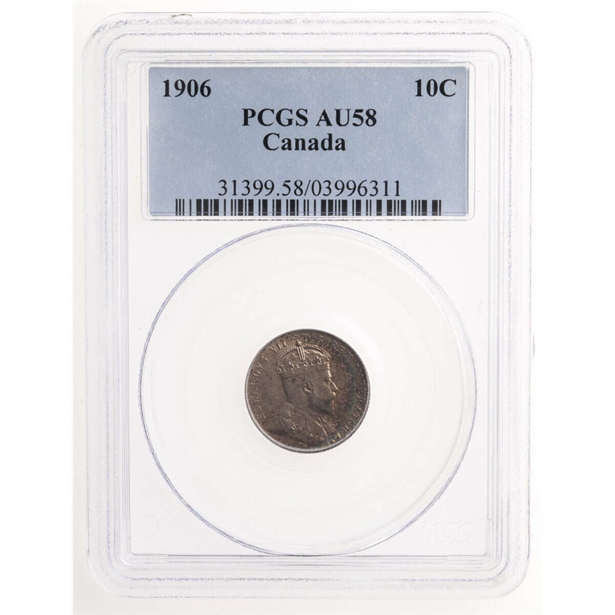 10 cent 1906  PCGS AU-58