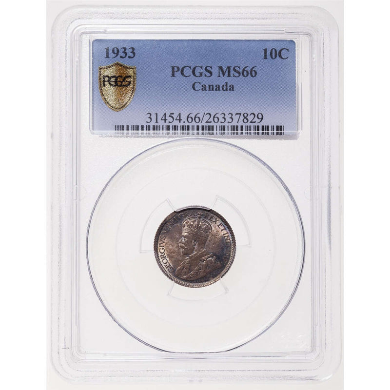 10 cent 1933 PCGS MS-66