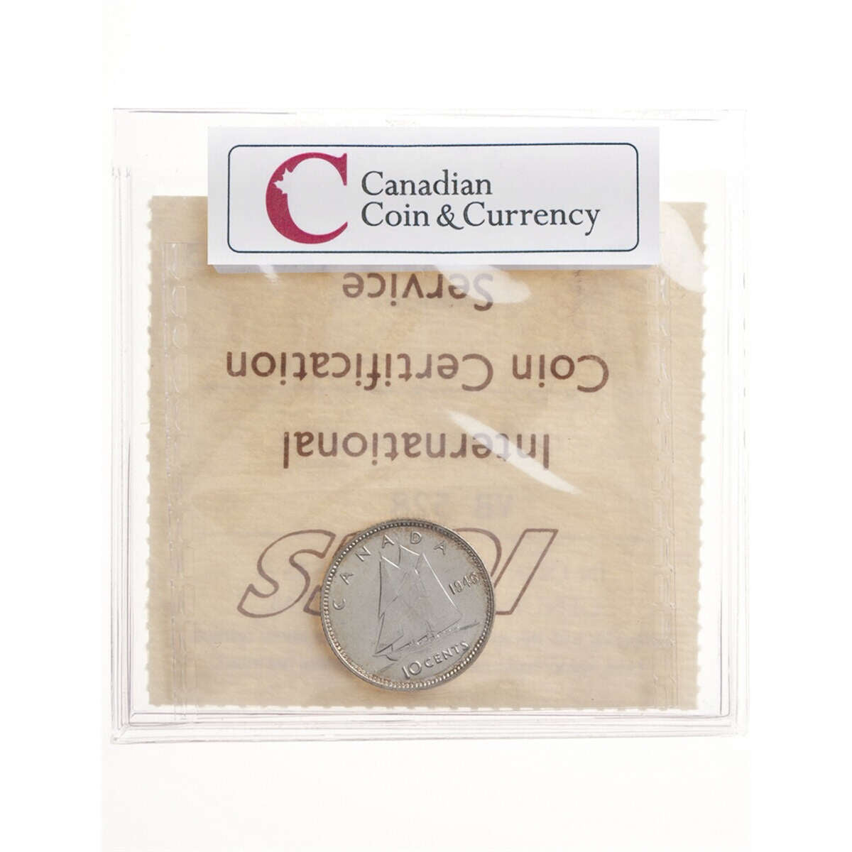 10 cent 1946  ICCS MS-63