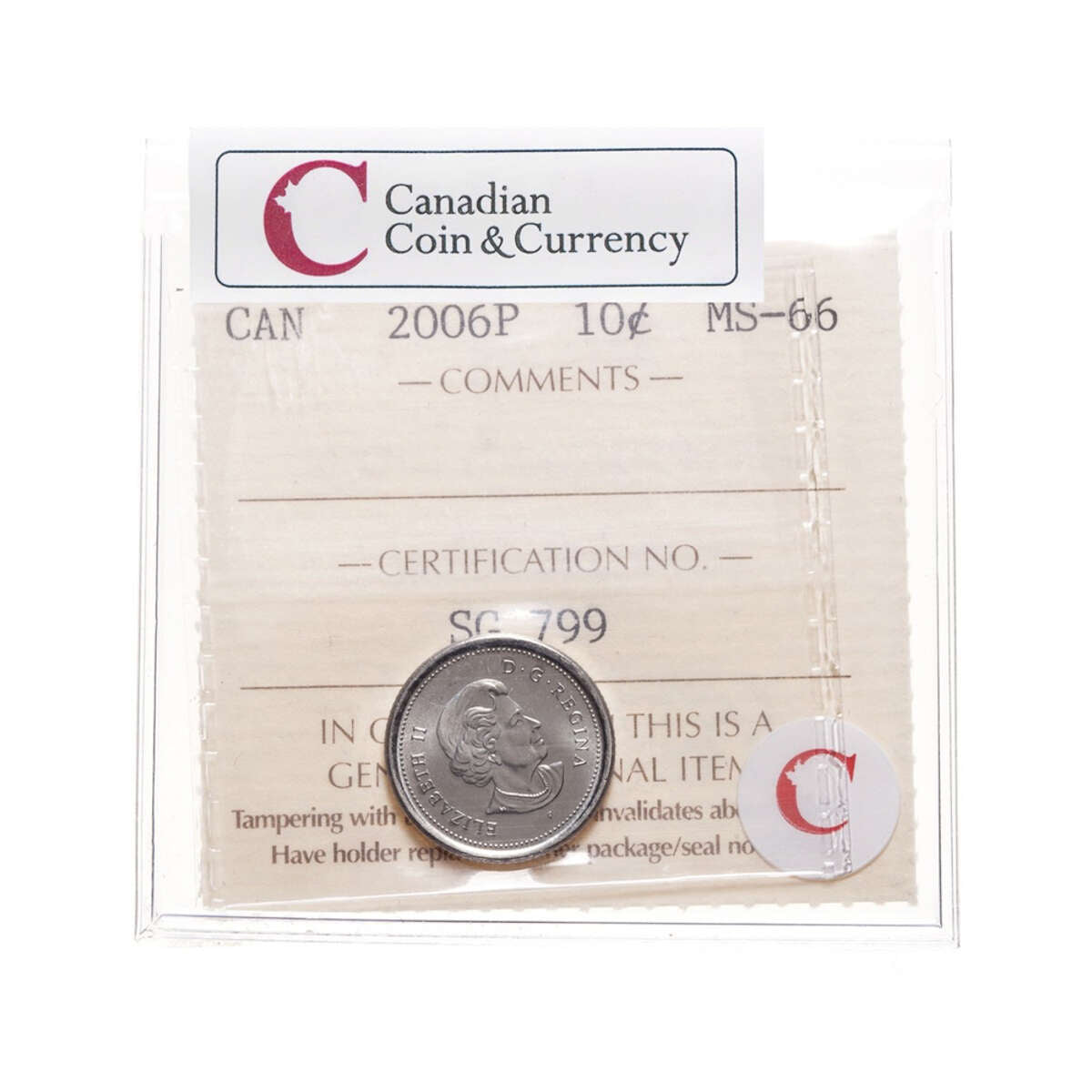 10 cent 2006P  ICCS MS-66