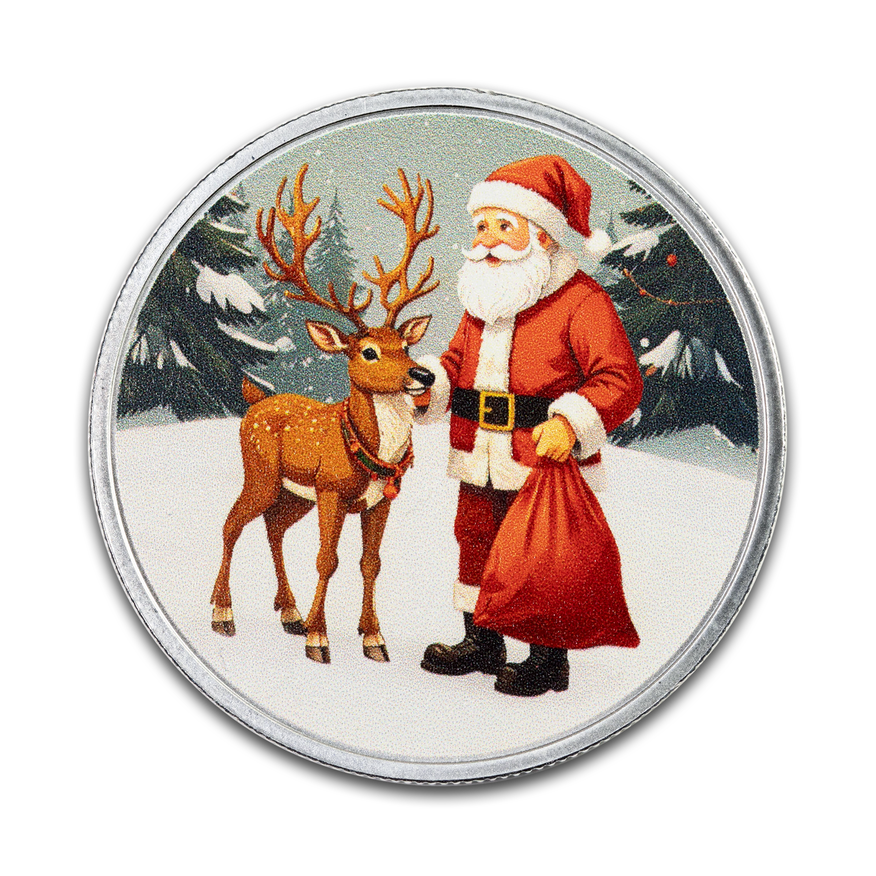Santa's Workshop - 1 oz Pure Silver Round