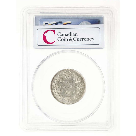 25 cent 1870 Obverse 1 PCGS AU-50