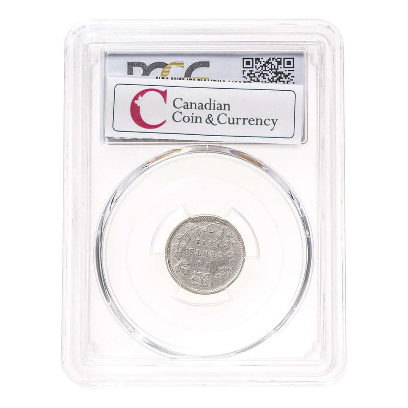 10 cent 1871H  PCGS EF-45