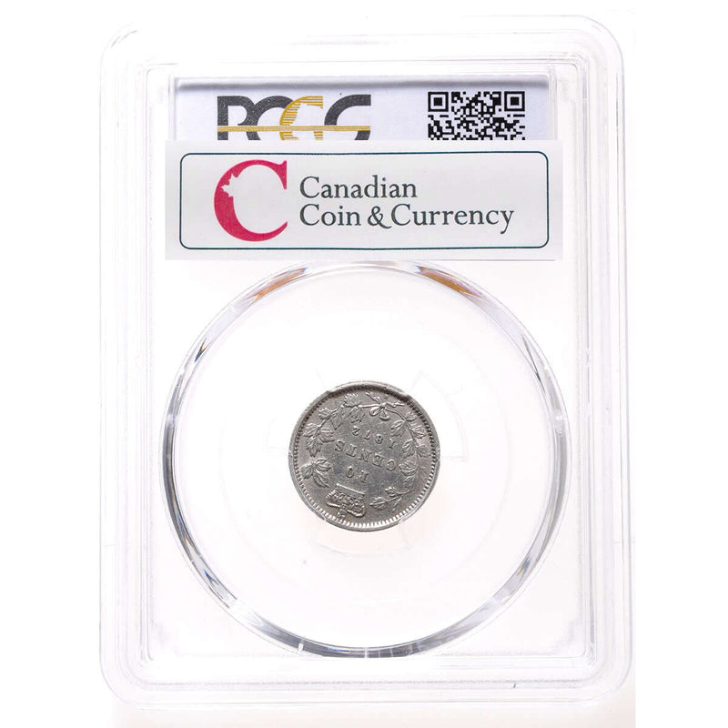 10 cent 1872H  PCGS EF-45