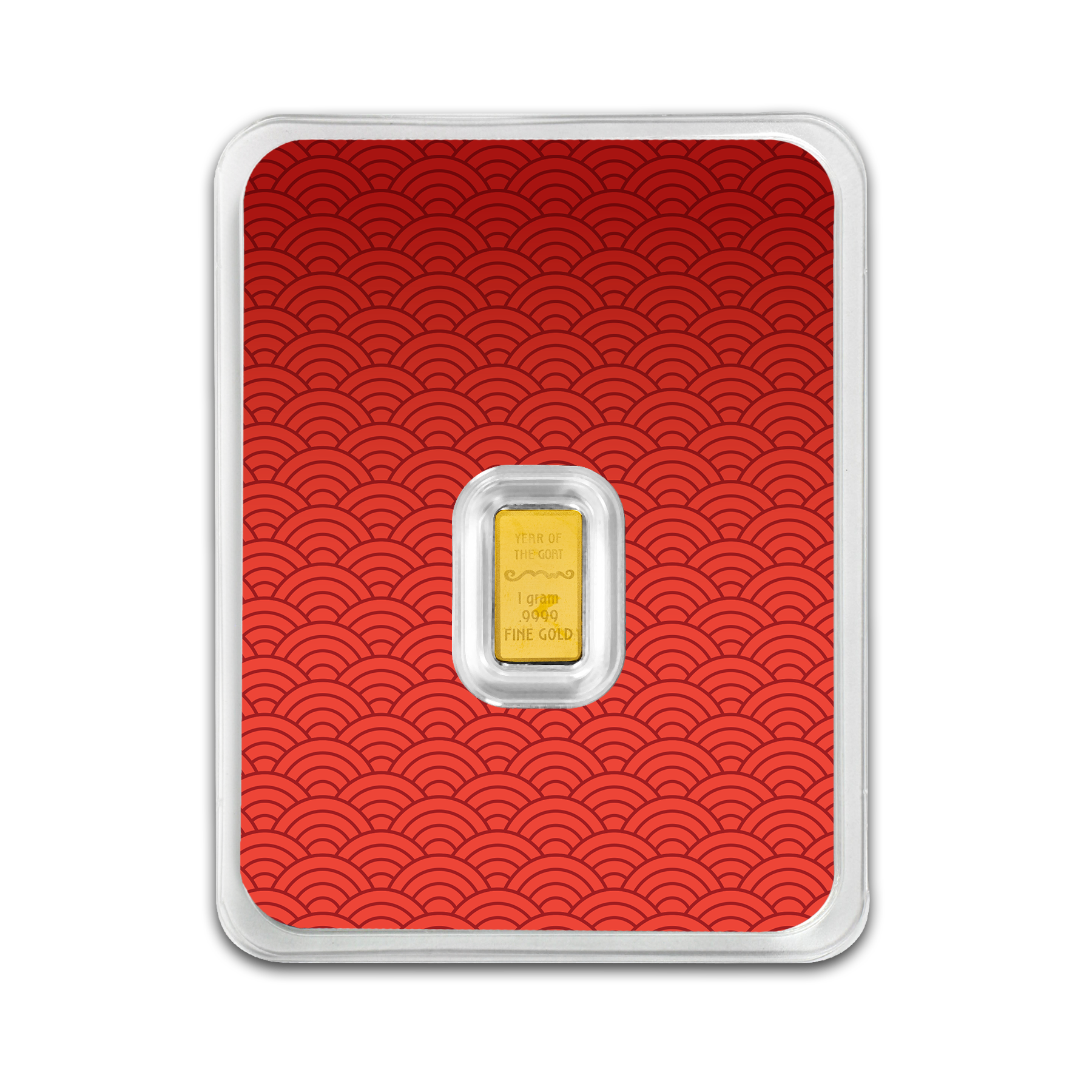 Lunar Year of the Goat - 1g Pure Gold Bar