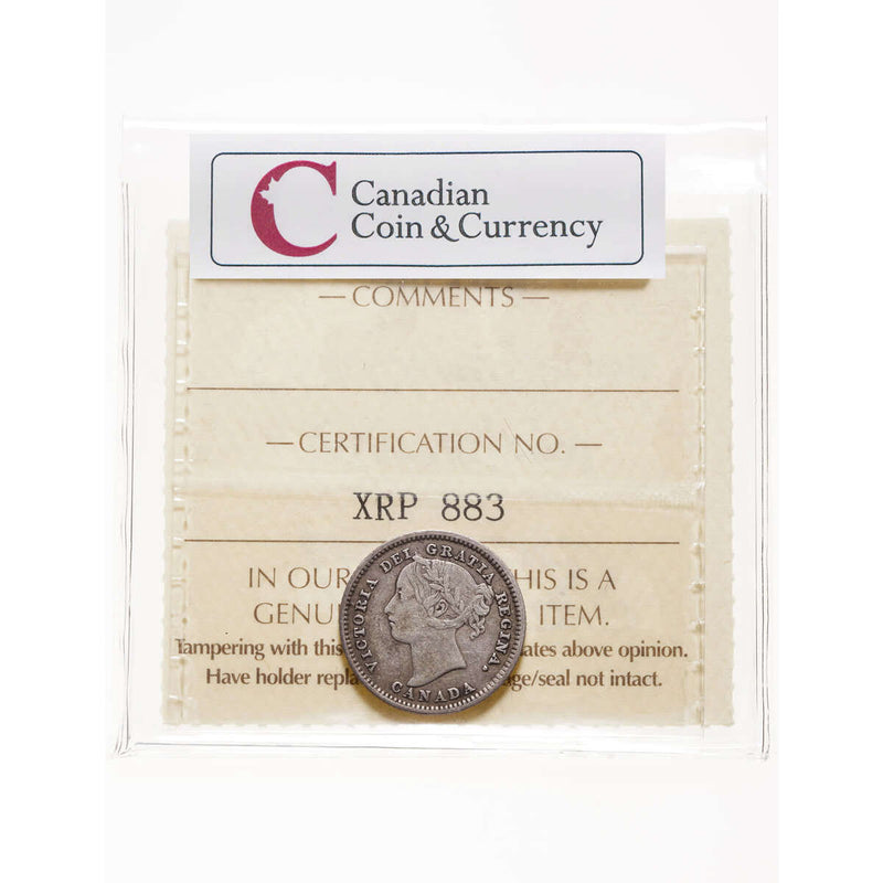 10 cent 1884  ICCS F-15