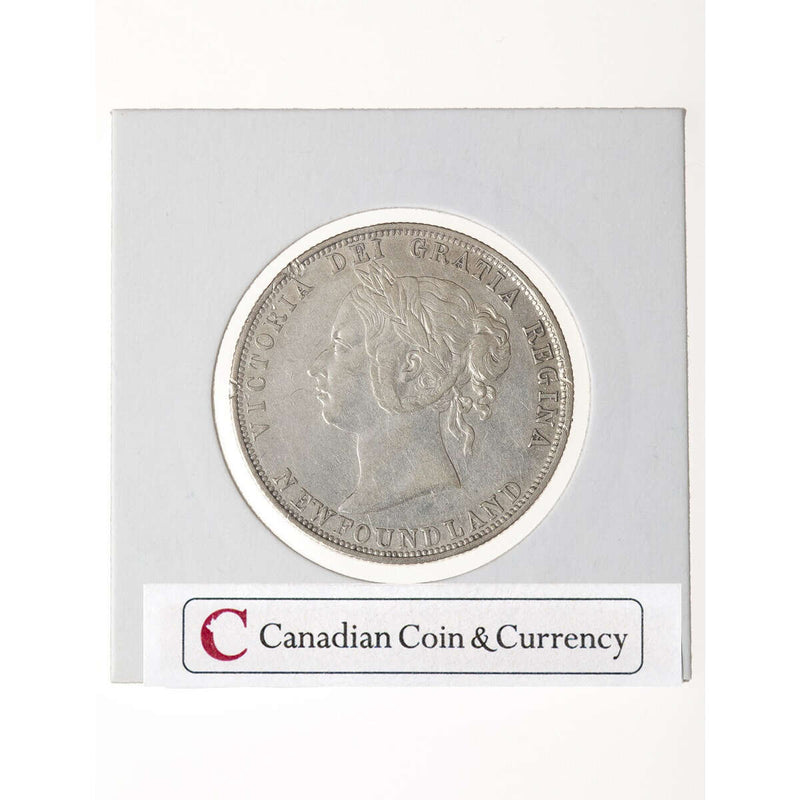 NFLD  50 cent 1888  VF-30