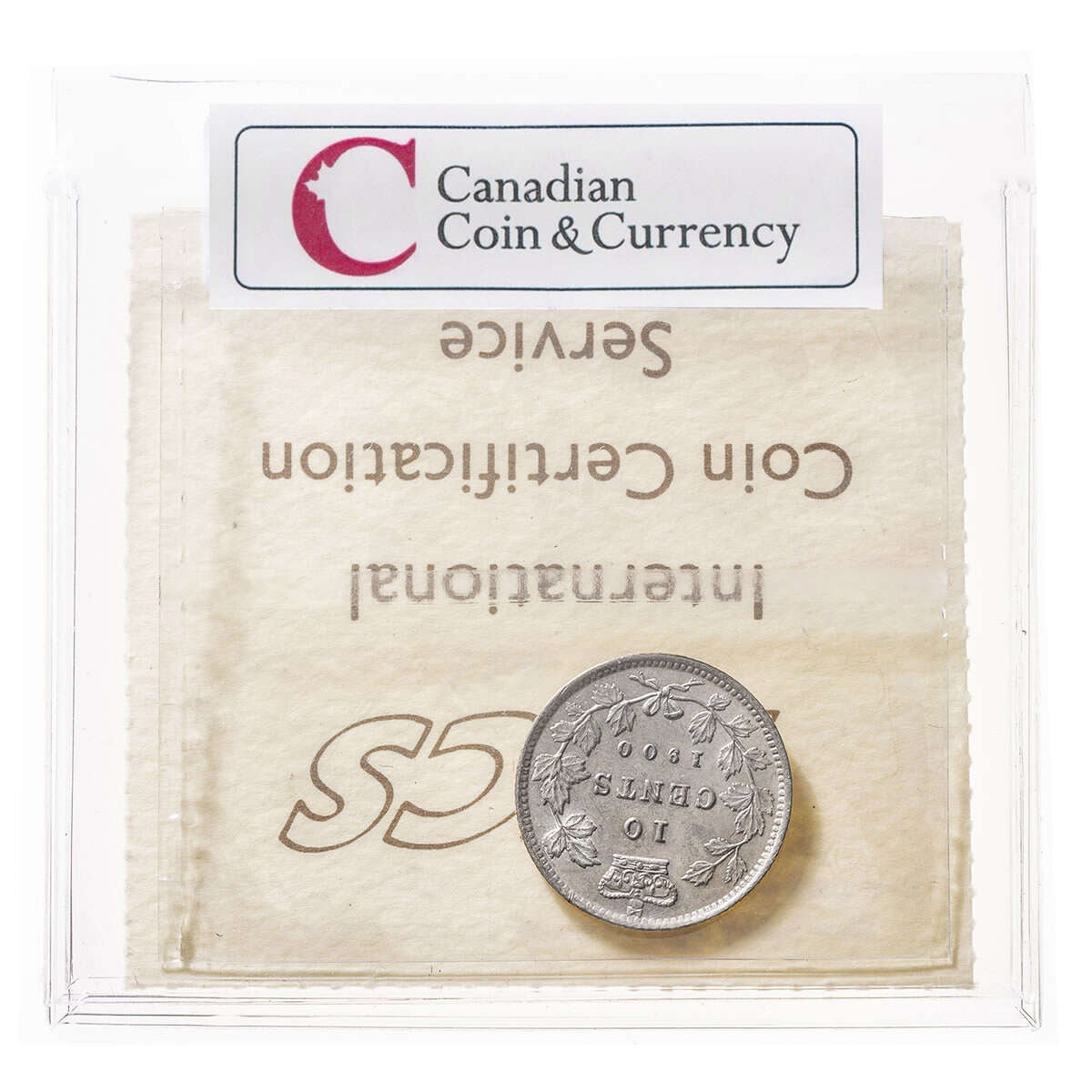 10 cent 1900  ICCS AU-55