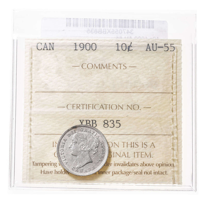 10 cent 1900  ICCS AU-55