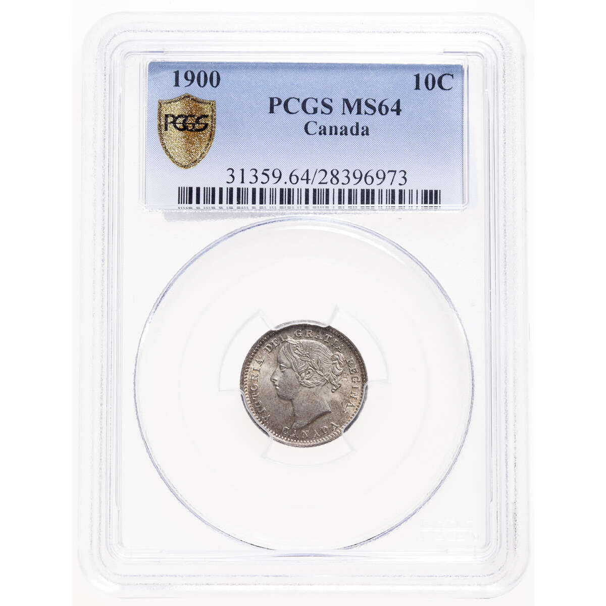 10 cent 1900  PCGS MS-64