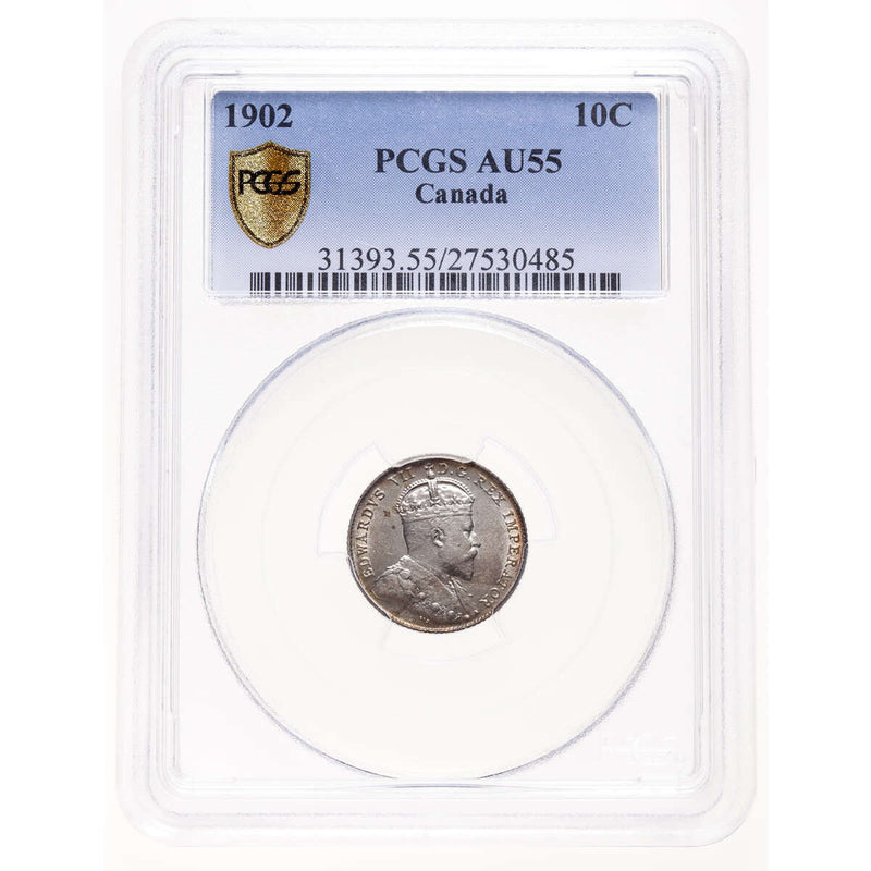 10 cent 1902  PCGS AU-55