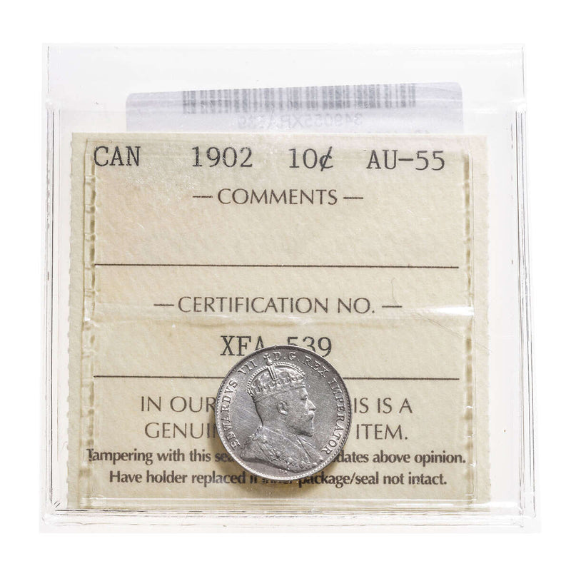 10 cent 1902  ICCS AU-55