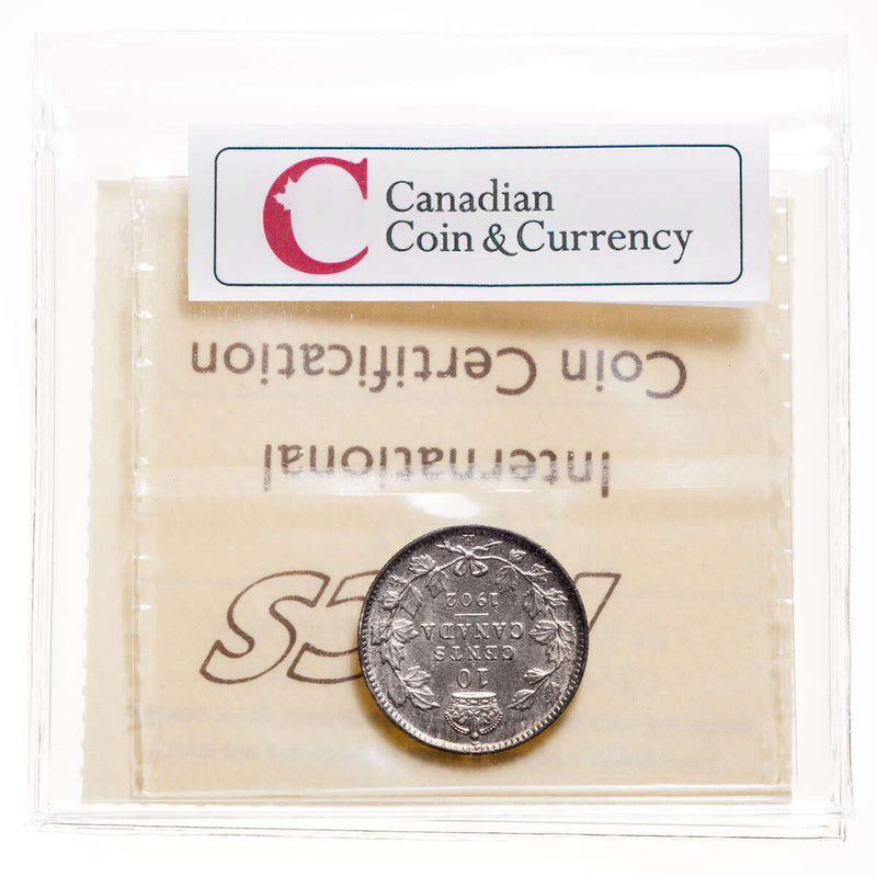 10 cent 1902H  ICCS AU-58