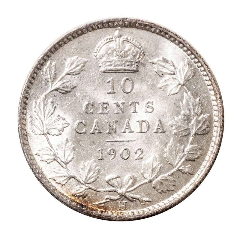 10 cent 1902H  ICCS MS-65