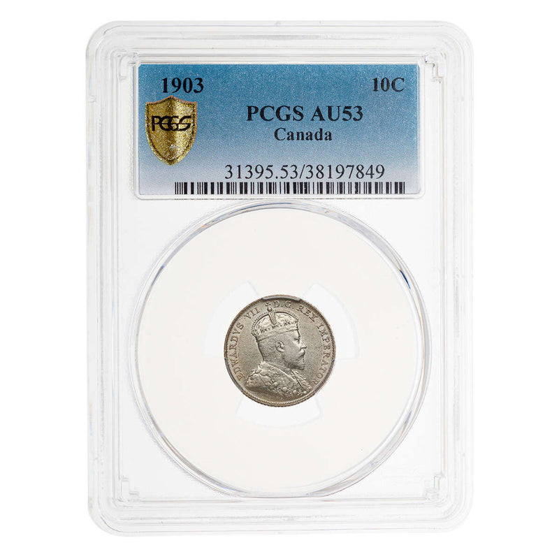 10 cent 1903  PCGS AU-53
