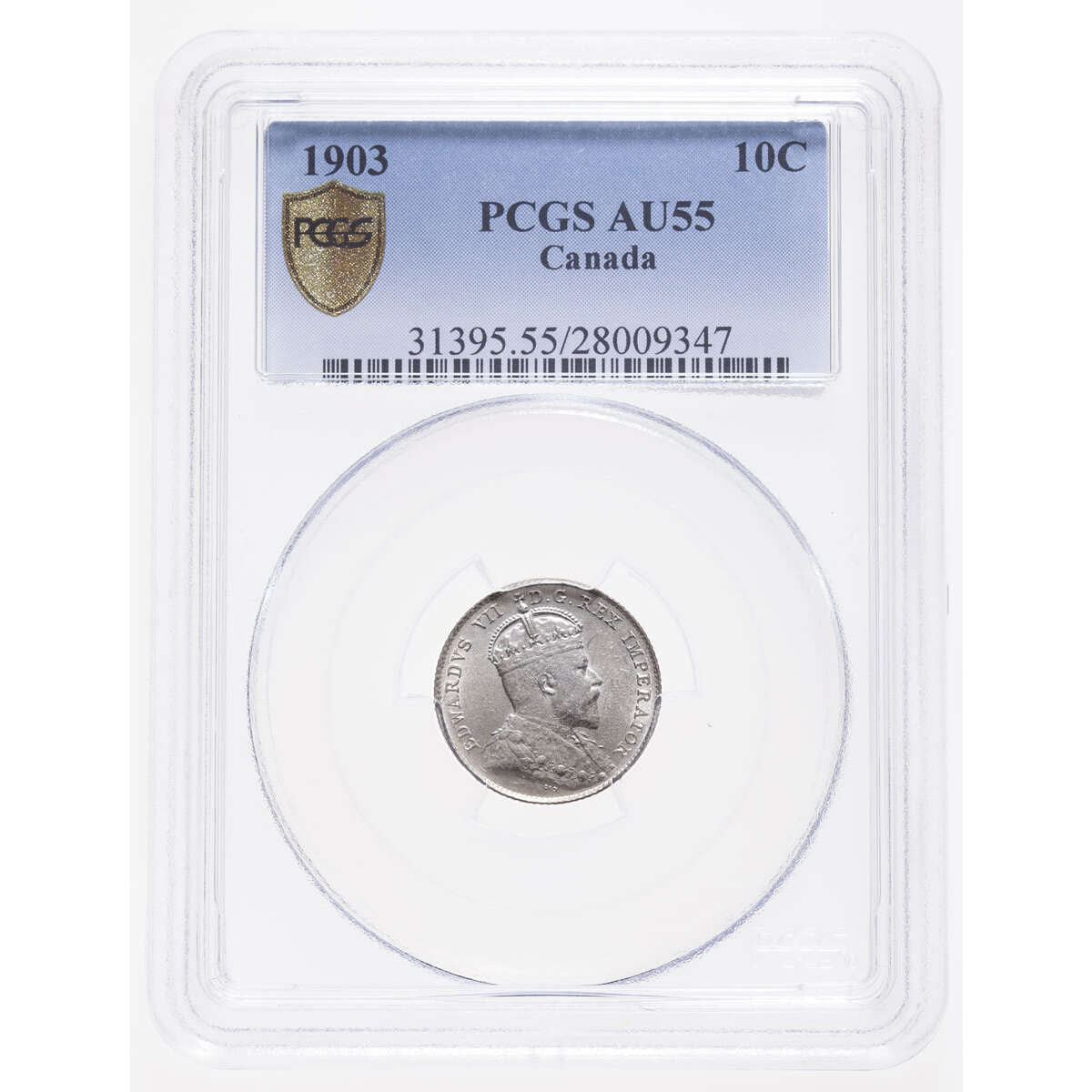 10 cent 1903  PCGS AU-55