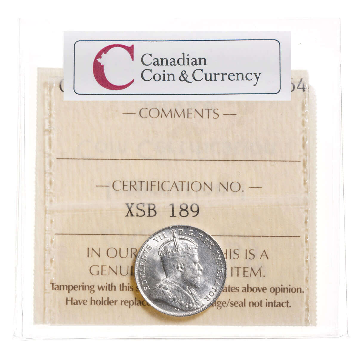 10 cent 1903H  ICCS MS-64