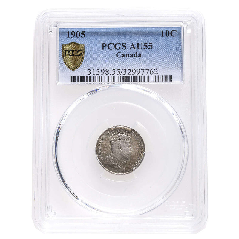 10 cent 1905  PCGS AU-55