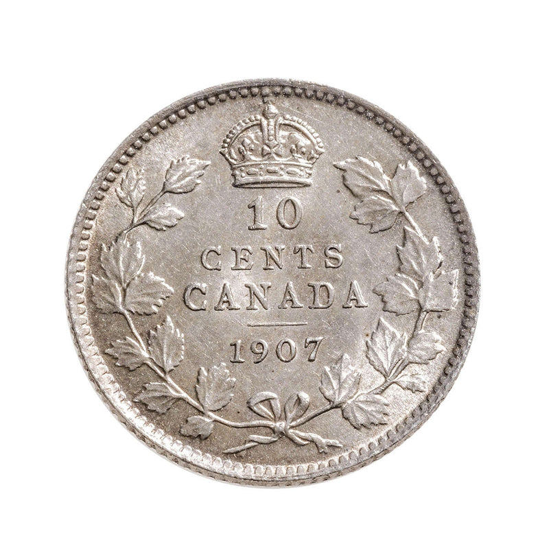 10 cent 1907  ICCS MS-63