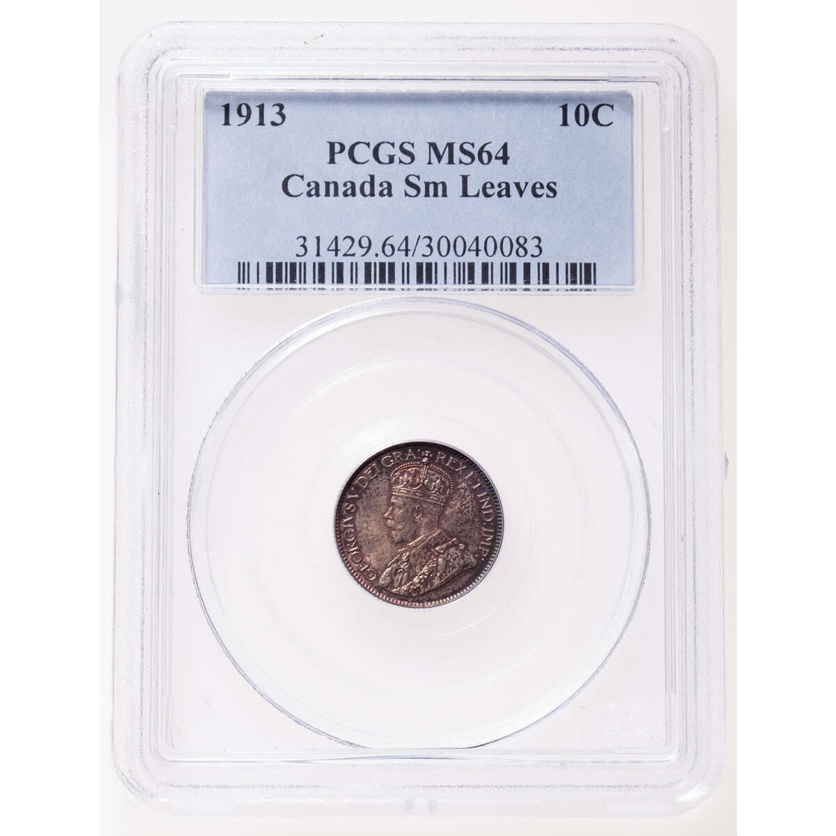 10 cent 1913 Small Leaves PCGS MS-64