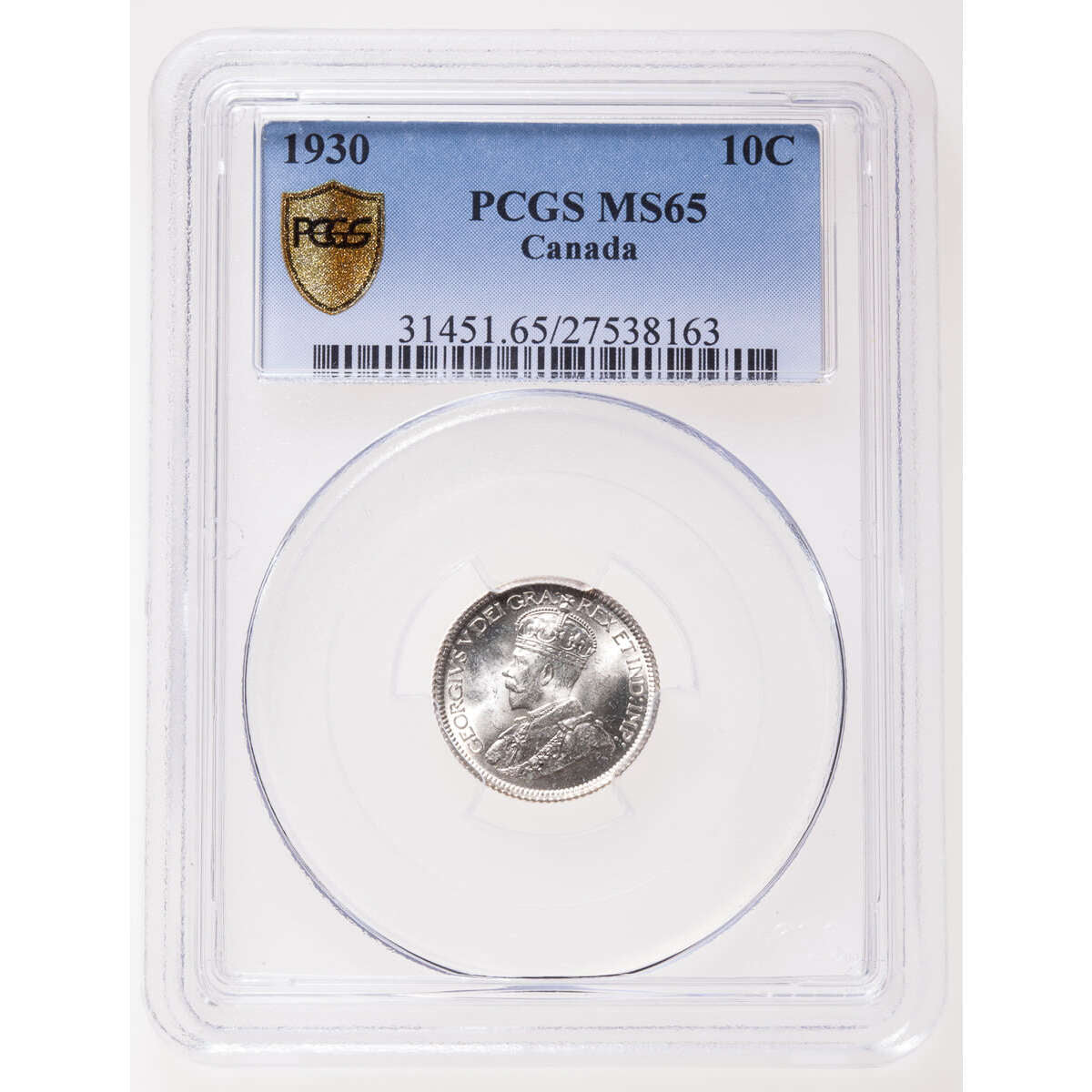 10 cent 1930  PCGS MS-65