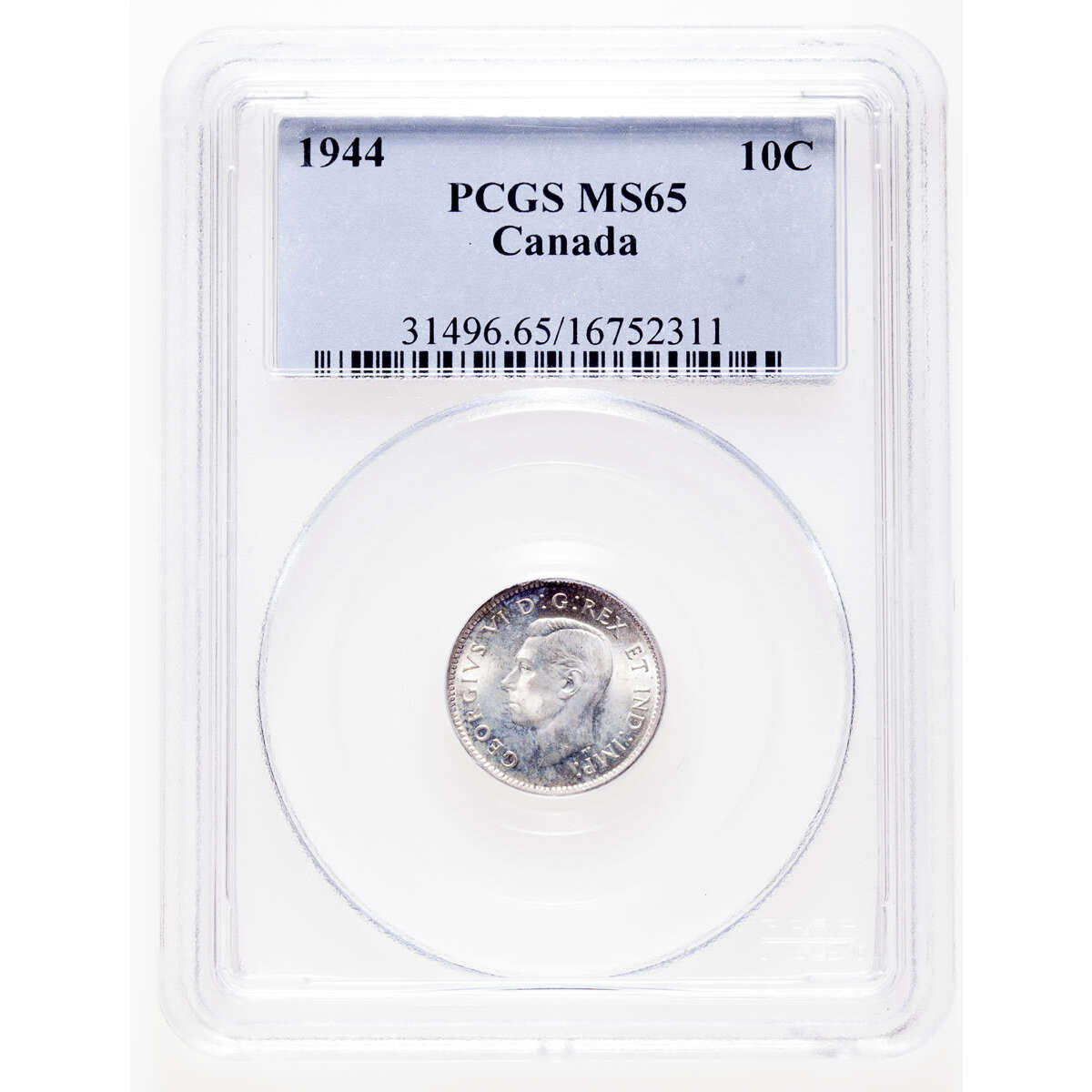 10 cent 1944  PCGS MS-65