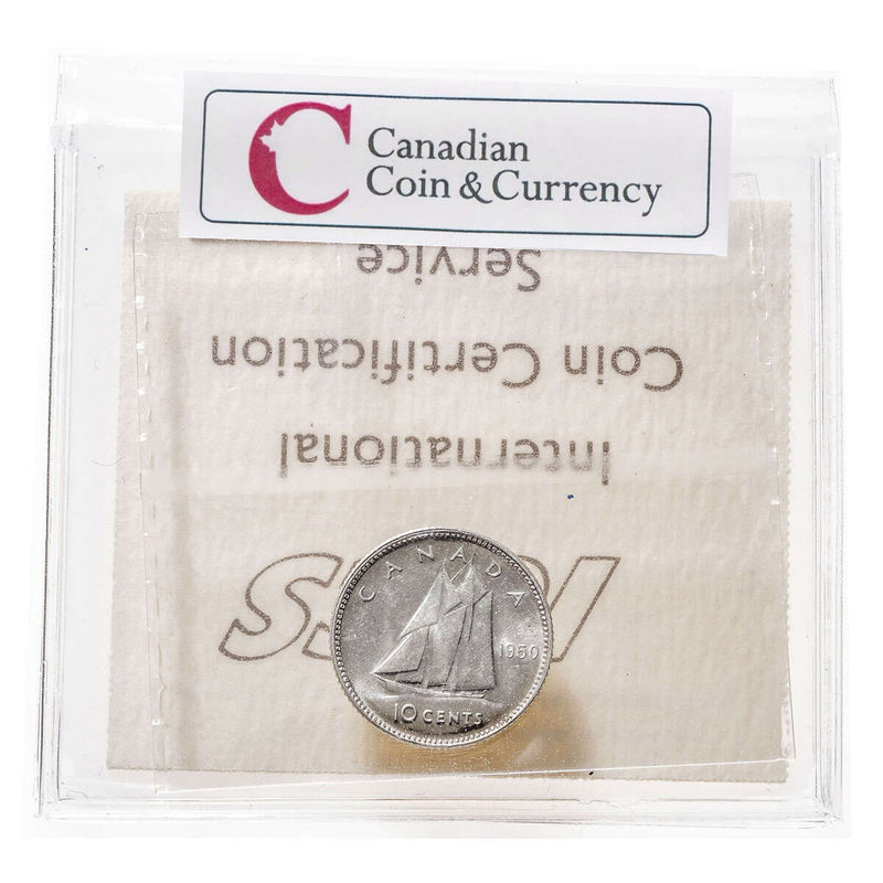 10 cent 1950  ICCS MS-65