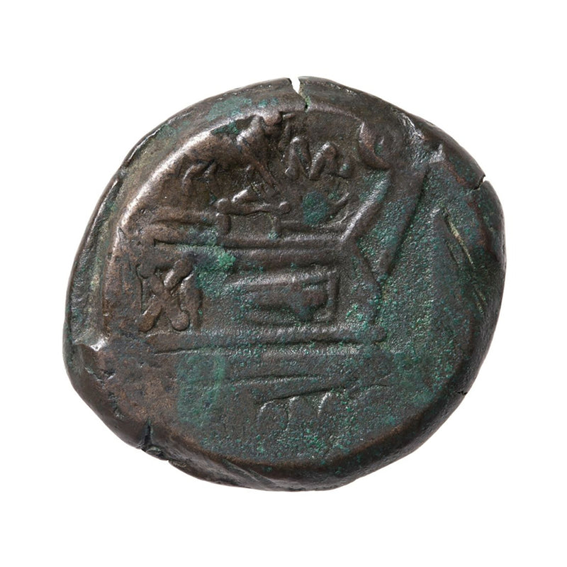 Roman Republic bronze Post-Reform AS 189-179 BC VF-20
