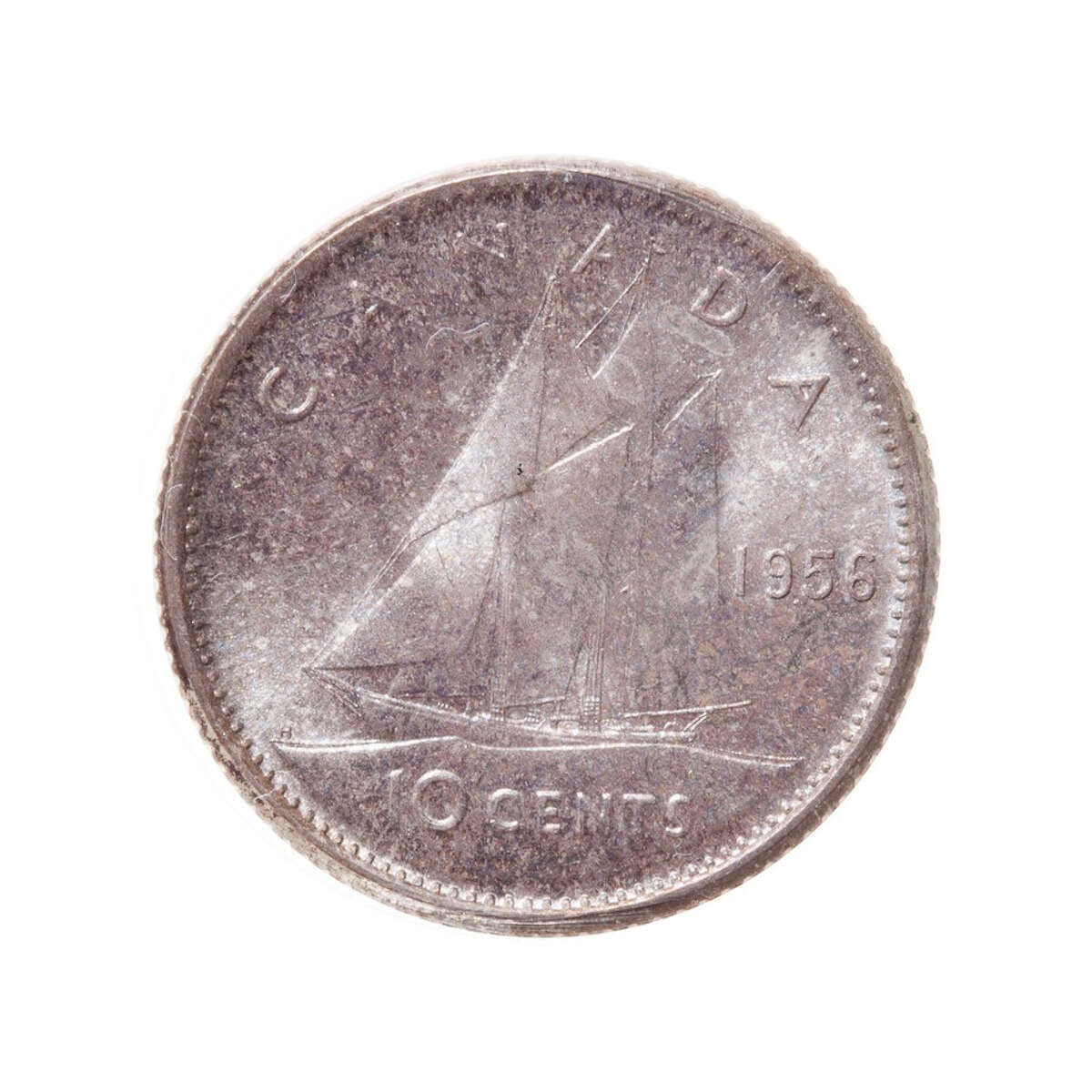 10 cent 1956 Dot ICCS MS-66