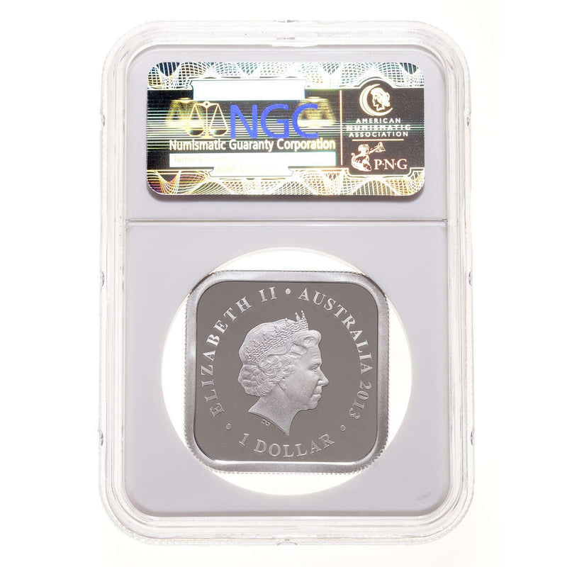 Australia fine silver 1 Dollar Elizabeth II 2013 Spring Season Ultra Cameo NGC PR-69