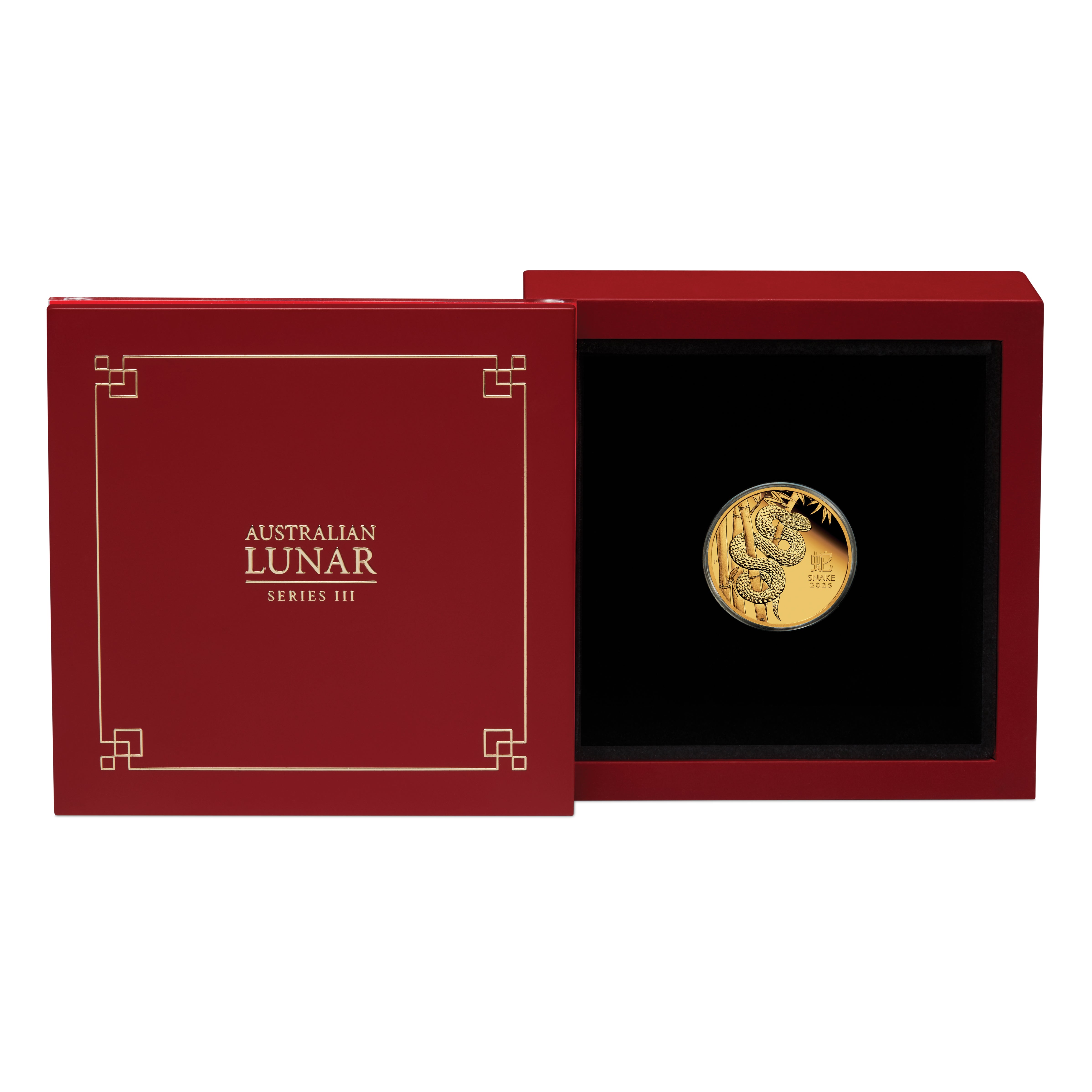 2025 $15 Australian Lunar Series III: Year of the Snake - Pure Gold Coin