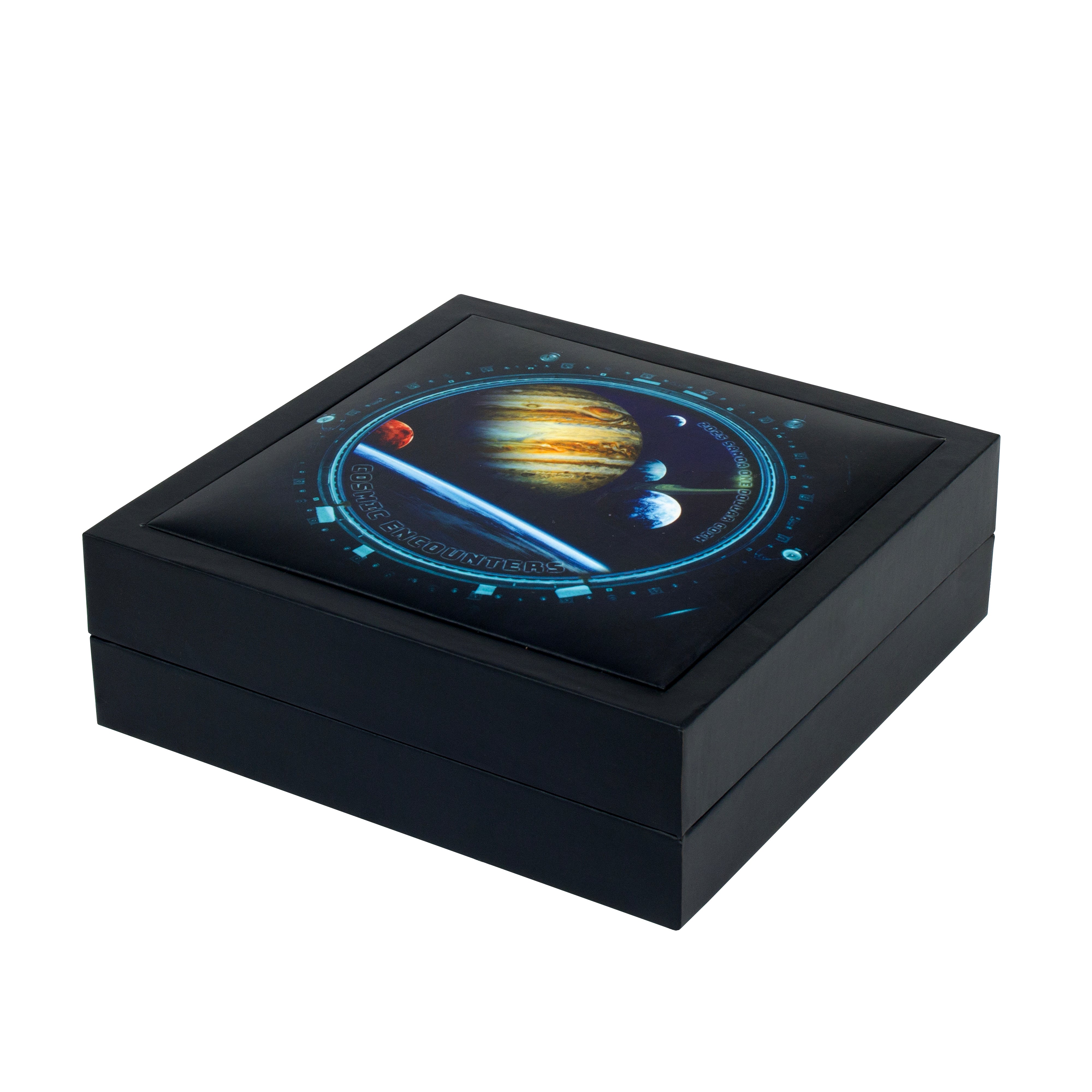 2025✩新作　リビアングラス九眼天珠、オウロヴェルデ、メタモルフォーゼスetc 2025 $1 Cosmic Encounters - Pure Silver and Copper Bi-Metal Coin