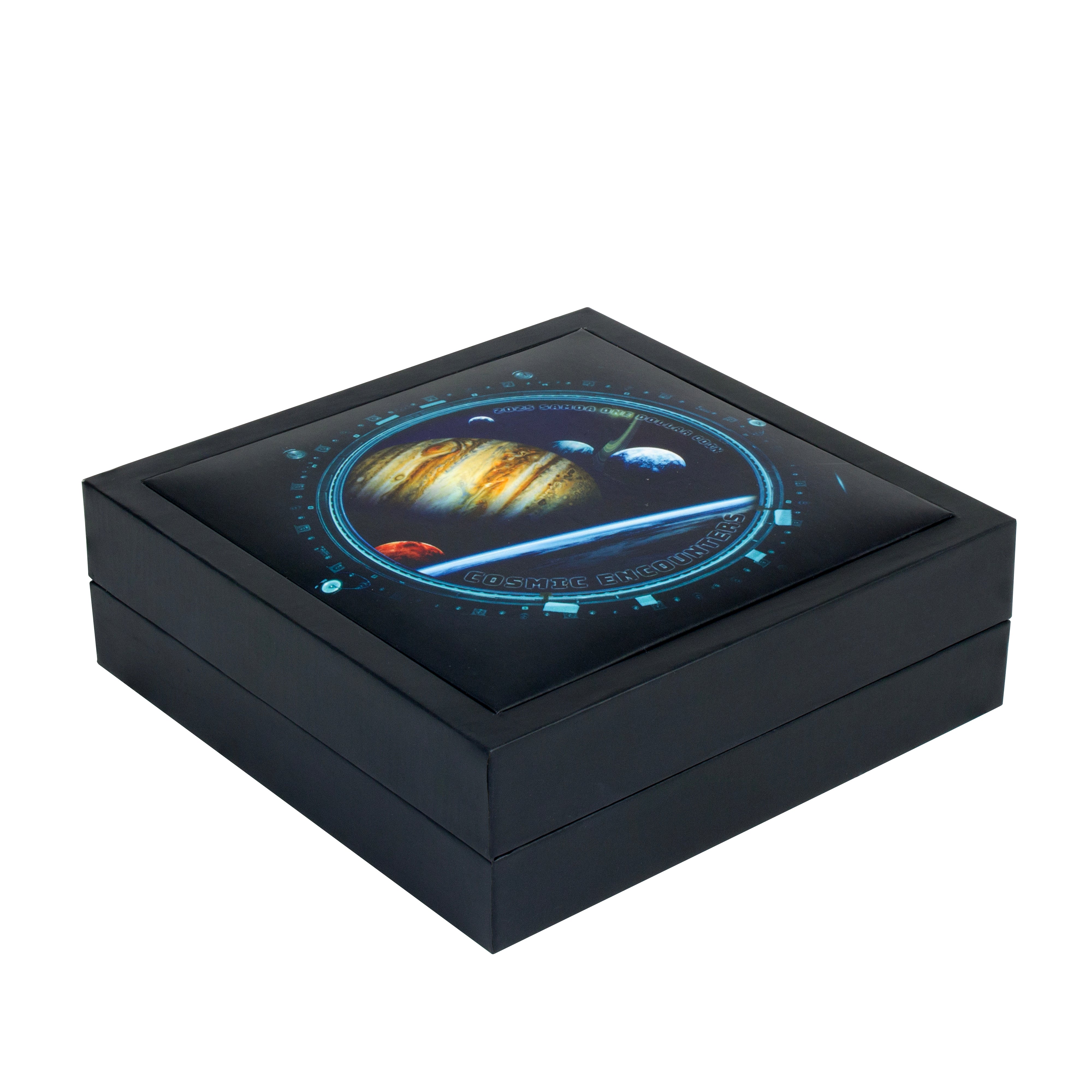 2025 $1 Cosmic Encounters - Pure Silver and Copper Bi-Metal Coin