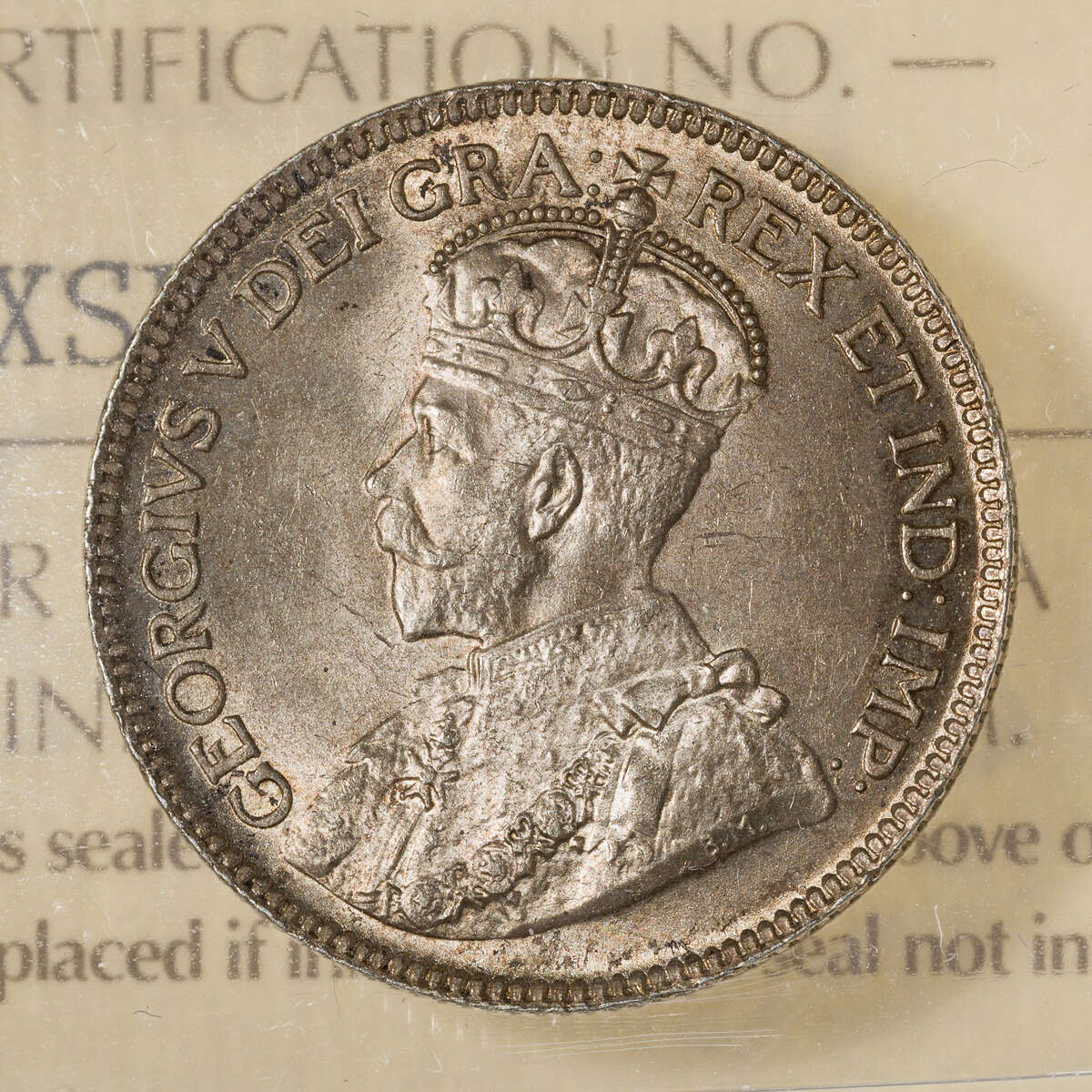 25 cent 1928  ICCS MS-64