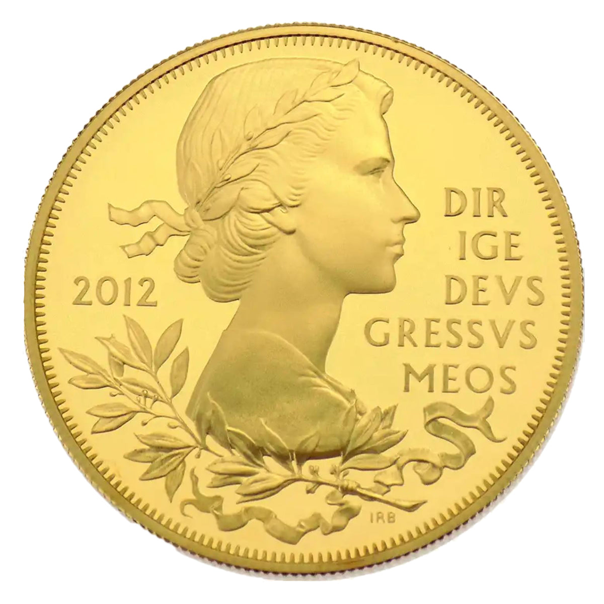 2012 5 Pounds Queen's Diamond Jubilee - Sterling Silver Coin