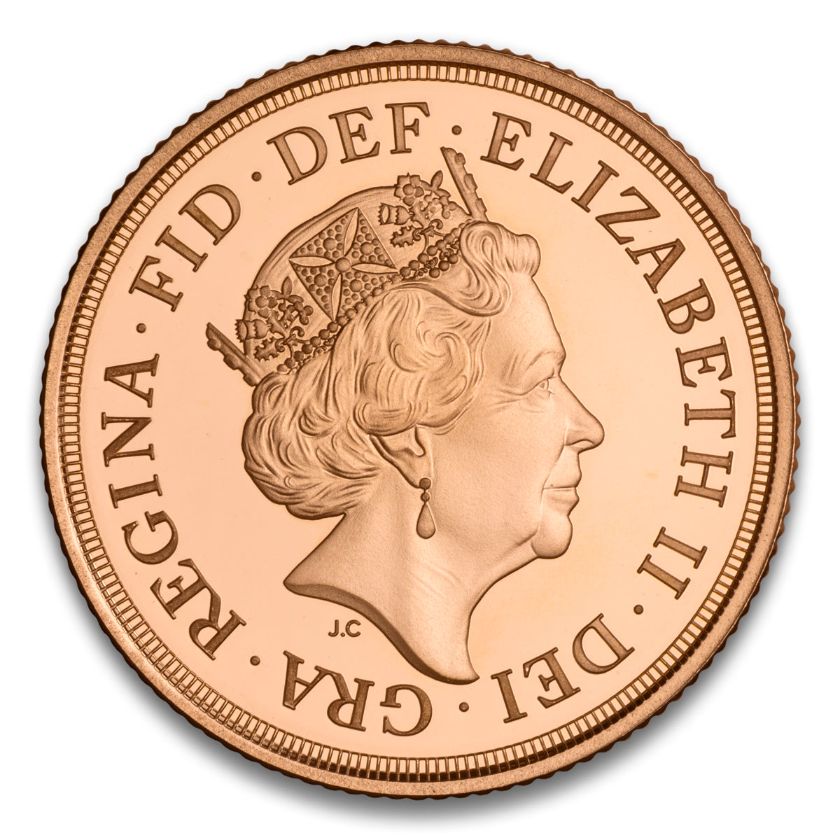 2017 The Sapphire Jubille of Her Majesty The Queen: Celebration Gold Sovereign