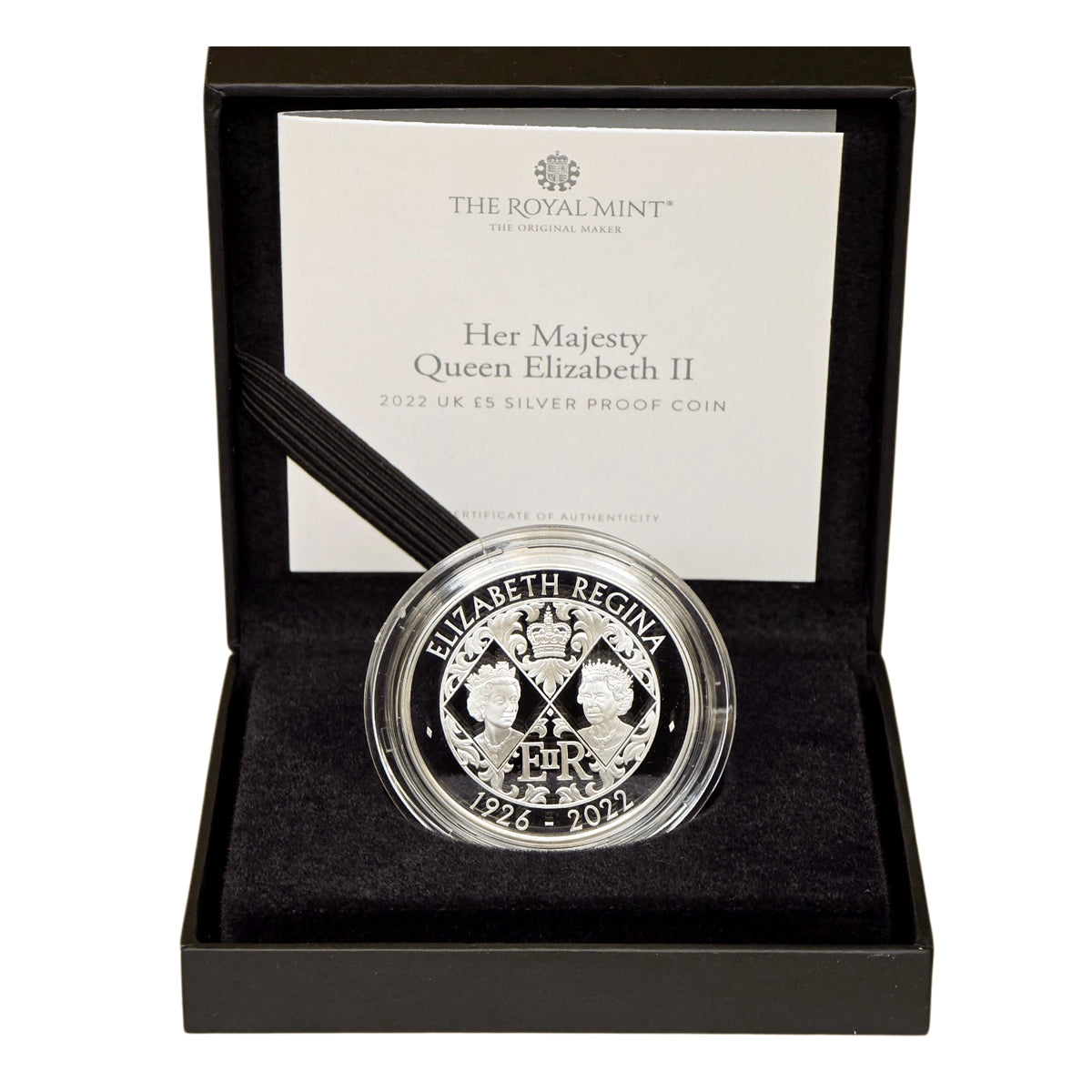 2022 5 Pounds Her Majesty Queen Elizabeth II - Sterling Silver Coin