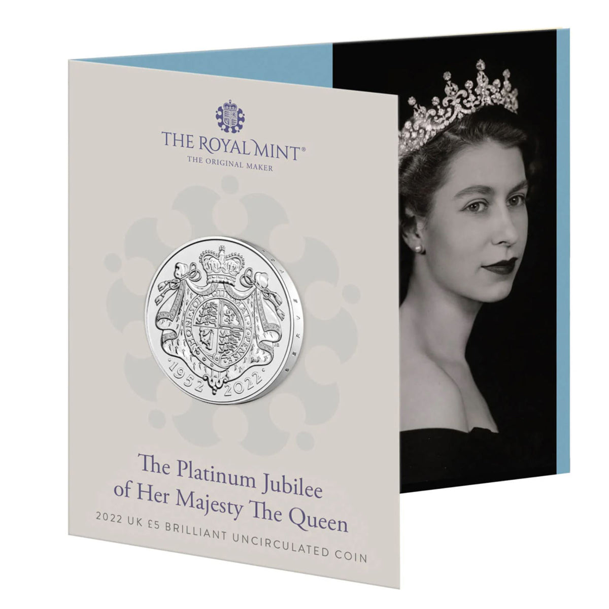 2022 5 Pounds Her Majesty Queen Elizabeth II - BU Coin