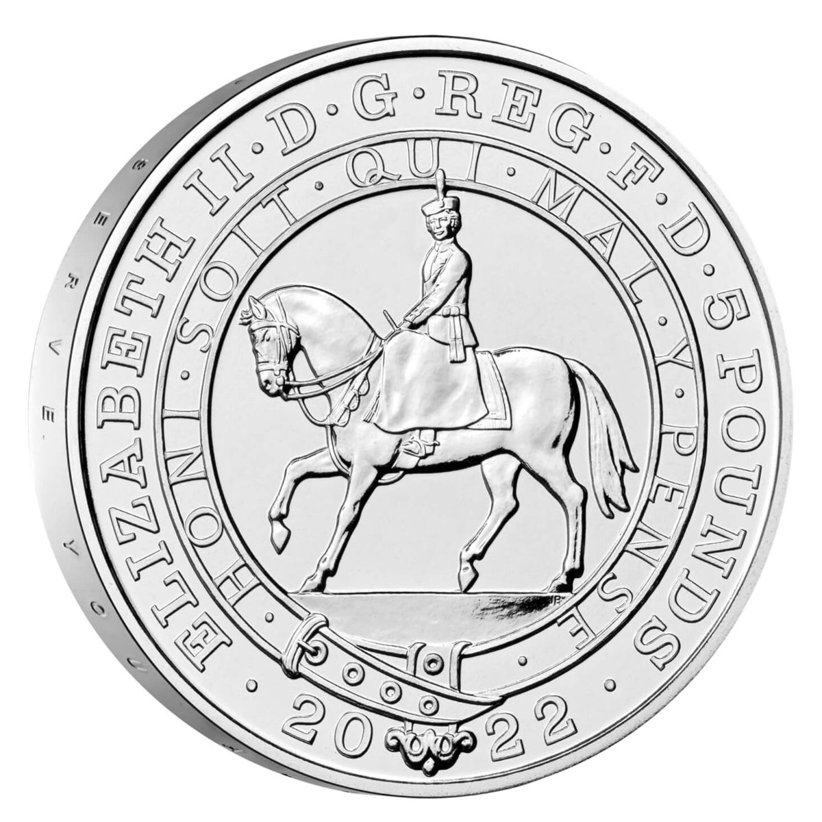 2022 5 Pounds Her Majesty Queen Elizabeth II - BU Coin