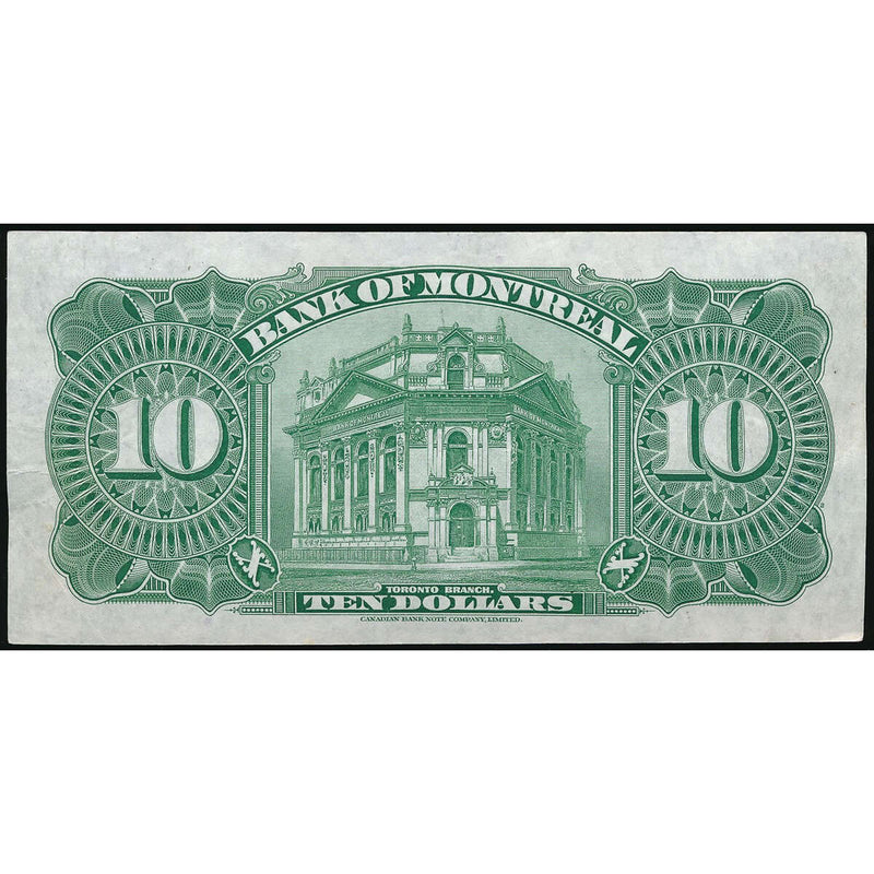 The Bank of Montreal $10 1935  EF-45