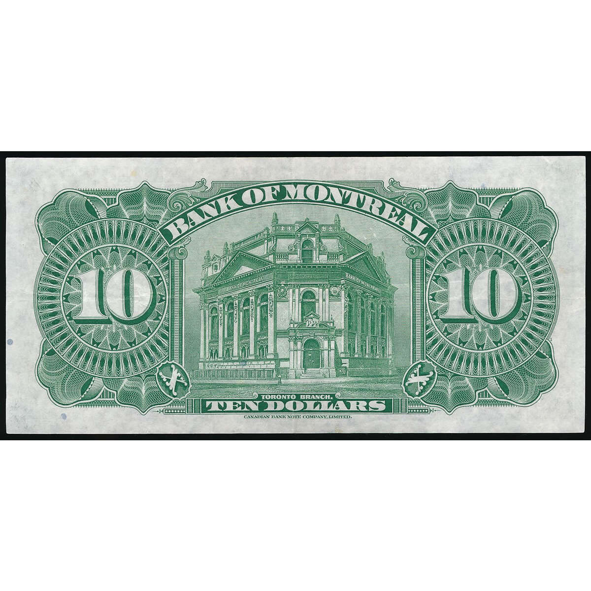 The Bank of Montreal $10 1935  EF-45