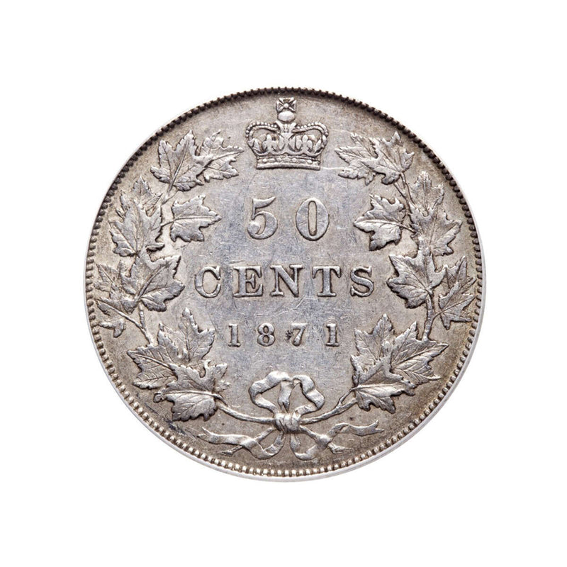 50 cent 1871 Obv 2 PCGS AU-50