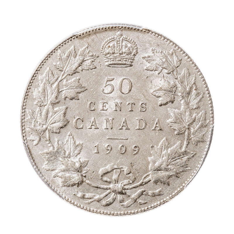 50 cent 1909  PCGS AU-53