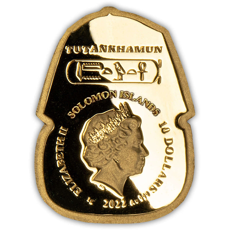 2022 $10 Mask of Tutankhamun - Pure Gold Coin