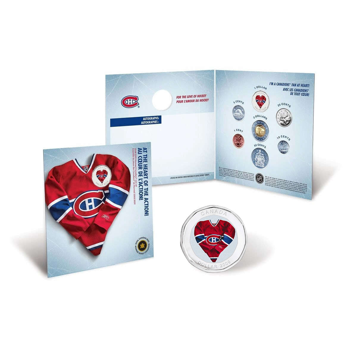 2008/2009 Season Montreal Canadiens Coin Set