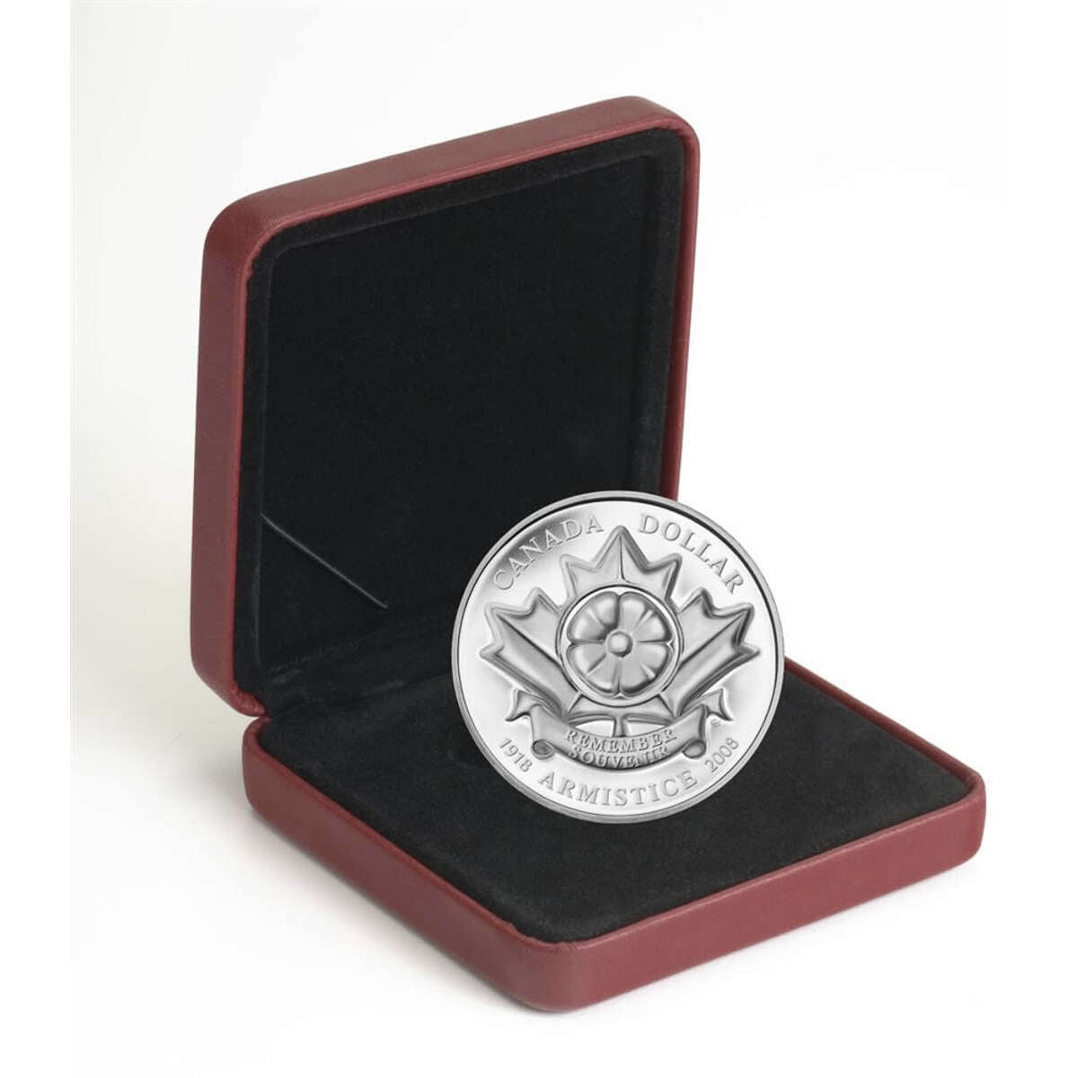 2008 $1 "The Poppy" Armistice - Silver Dollar Proof